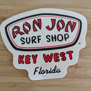 Ron Jon Surf Shop Key West Florida Decal Sticker